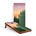 Cornhole Boards Cliff View 2ft x 4ft Graphic Wood Classic Cornhole Set | National Parks Inspired Collection