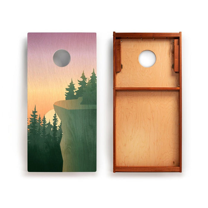 Cornhole Boards 2ft x 4ft Graphic Wood Classic Cornhole Set | National Parks Inspired Collection