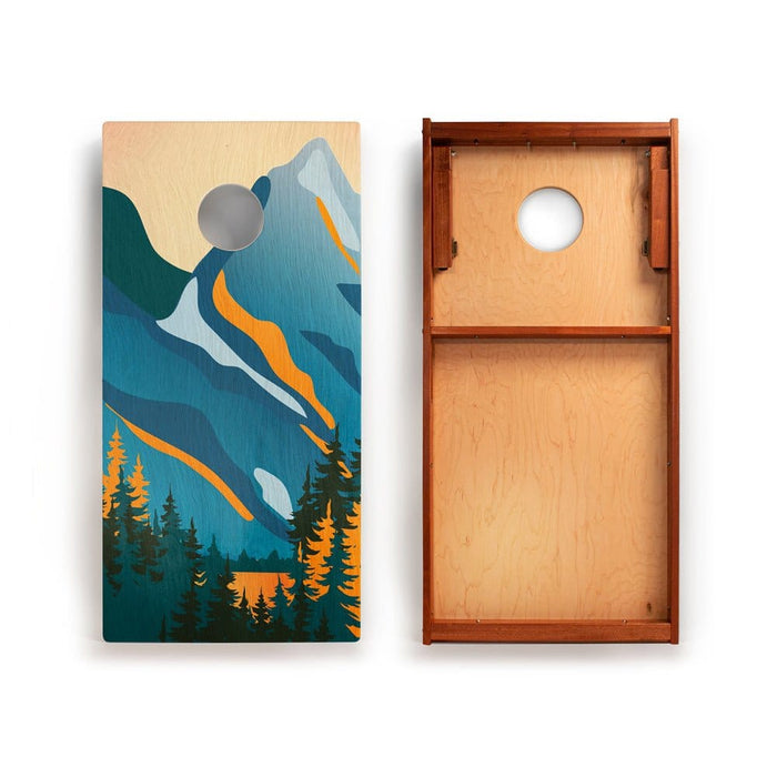Cornhole Boards 2ft x 4ft Graphic Wood Classic Cornhole Set | National Parks Inspired Collection