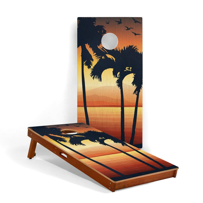 Cornhole Boards Virgin Islands 2ft x 4ft Graphic Wood Classic Cornhole Set | National Parks Inspired Collection