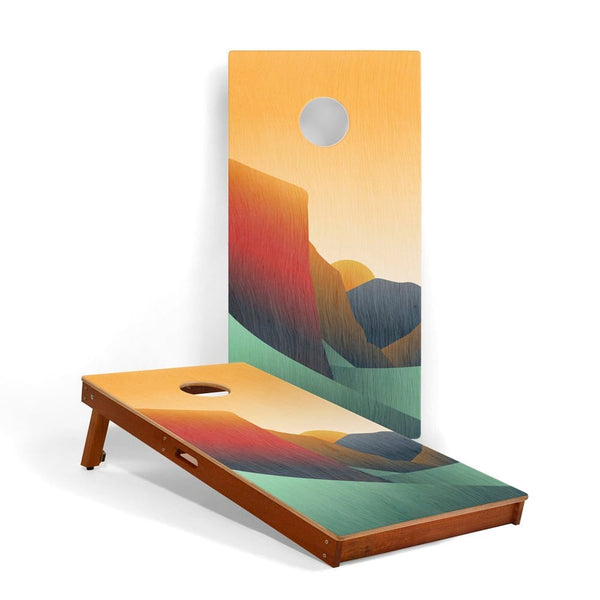 Cornhole Boards Yosemite 2ft x 4ft Graphic Wood Classic Cornhole Set | National Parks Inspired Collection