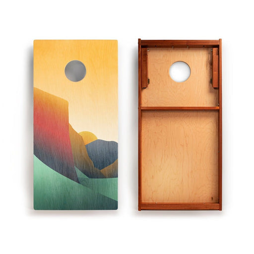 Cornhole Boards 2ft x 4ft Graphic Wood Classic Cornhole Set | National Parks Inspired Collection