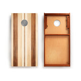 Cornhole Boards 2ft x 4ft Graphic Wood Classic Cornhole Set | Natural Surf Beach Collection