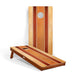 Cornhole Boards 2ft x 4ft Graphic Wood Classic Cornhole Set | Natural Surf Beach Collection