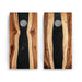 Cornhole Boards 2ft x 4ft Resin & Wood Classic Cornhole Set | Live Edge River Collection