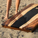 Cornhole Boards 2ft x 4ft Resin & Wood Classic Cornhole Set | Live Edge River Collection