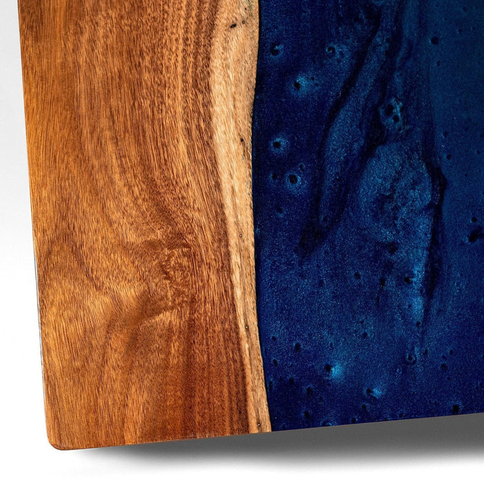 Cornhole Boards 2ft x 4ft Resin & Wood Classic Cornhole Set | Live Edge River Collection