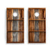 Cornhole Boards 2ft x 4ft Resin & Wood Classic Cornhole Set | Live Edge River Collection