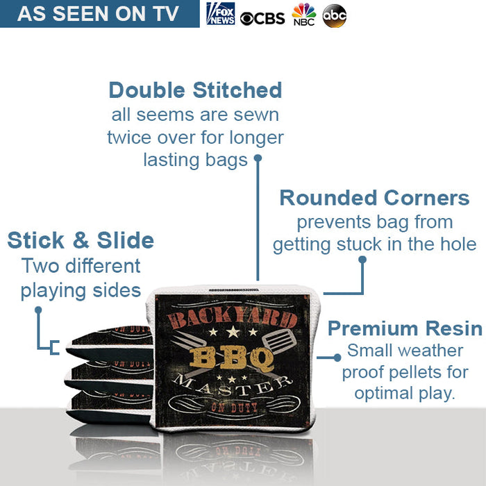 Backyard BBQ Cornhole Bags