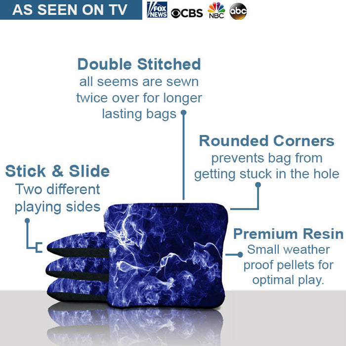 Blue Smoke Cornhole Bags