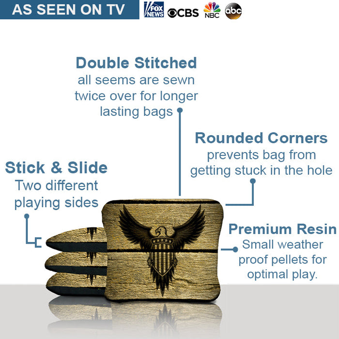 Patriotic Eagle Cornhole Bags