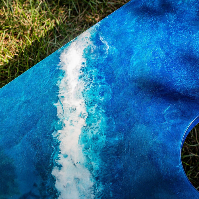Cornhole Boards 2x4 The Beach Epoxy Resin Cornhole Boards