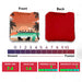 Tournament Tropical Red Orange Cornhole Bags - Set of 8