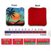Green Blue Beach Cornhole Bags - Set of 8
