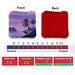 Orange Purple Beach Cornhole Bags - Set of 8
