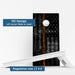 Boards Thin Orange Line Flag Weather Proof Cornhole Boards