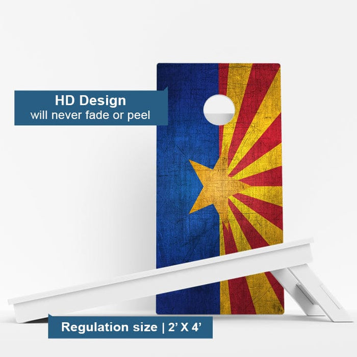 Boards Arizona Flag Weather Proof Cornhole Boards