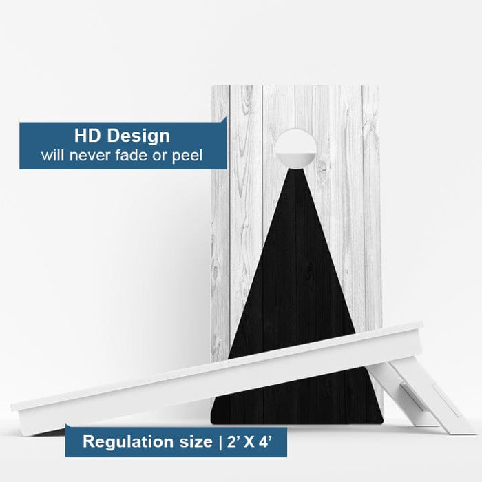 Boards Black & Grey Weather Proof Cornhole Boards