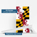 Boards Maryland Flag Weather Proof Cornhole Boards
