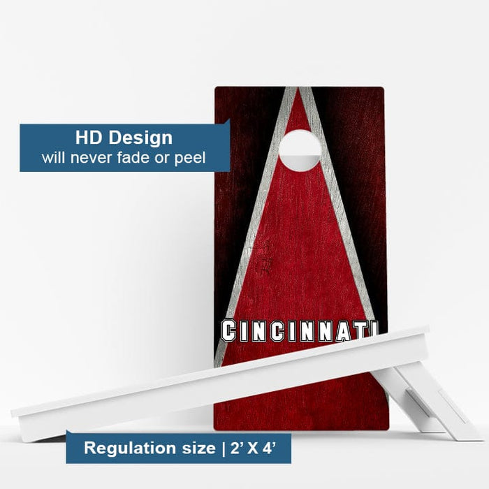 Boards Cincinnati Baseball Weather Proof Cornhole Boards