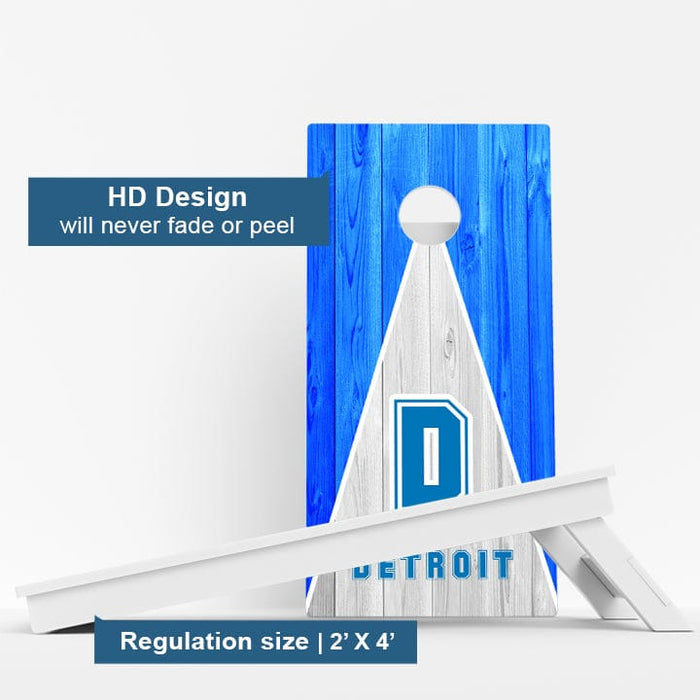 Boards Detroit Football Weather Proof Cornhole Boards