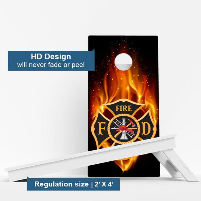 Boards Fire Department Weather Proof Cornhole Boards