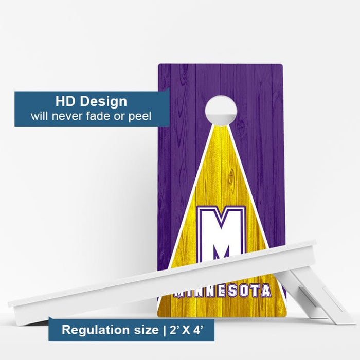 Boards Minnesota Football Weather Proof Cornhole Boards
