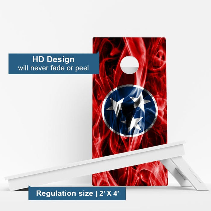 Boards Tennessee Flag Weather Proof Cornhole Boards