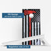 Boards Thin Red Line Axe Weather Proof Cornhole Boards