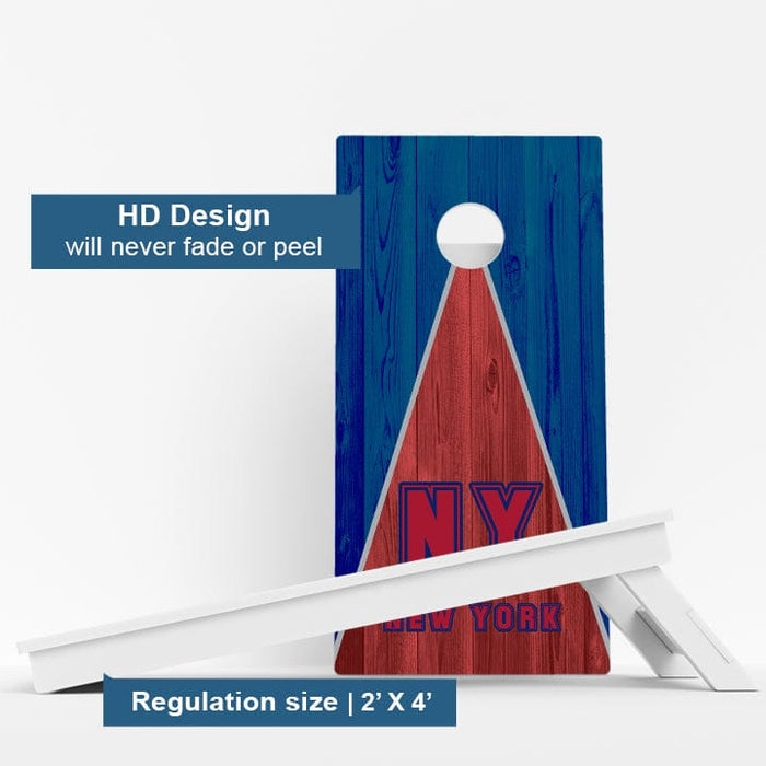 Boards New York Football Weather Proof Cornhole Boards