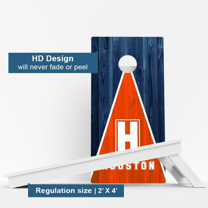 Boards Houston Baseball Weather Proof Cornhole Boards