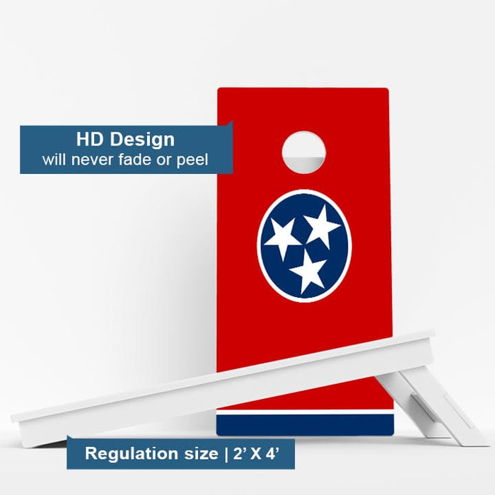 Boards Tennessee Flag Weather Proof Cornhole Boards