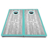 Anchor & Compass Cornhole Boards - All Weather Series