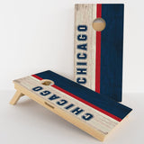 Boards Chicago Baseball Red White & Blue Professional Cornhole Boards