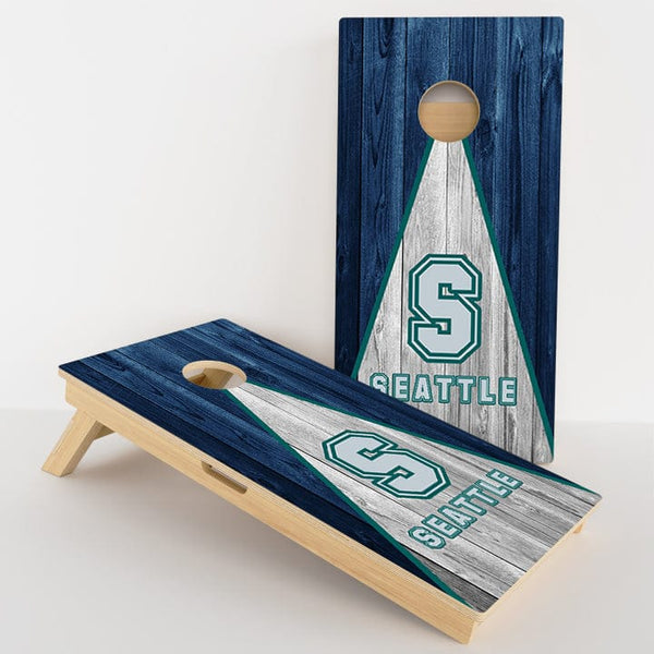 Boards Seattle Baseball Professional Cornhole Boards