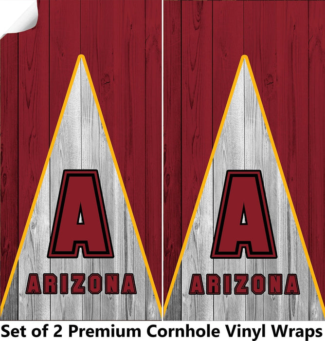 Arizona Football Cornhole Boards Wraps (Set of 2)