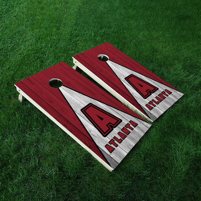 Atlanta Football Cornhole Boards Wraps (Set of 2)