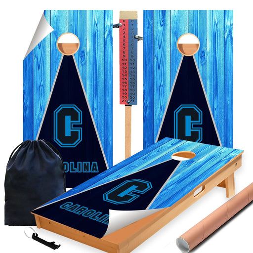 Carolina Football Cornhole Boards Wraps (Set of 2)