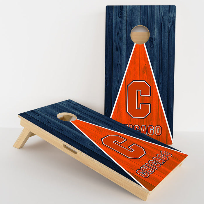 Chicago Football Professional Cornhole Boards