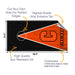 Cincinnati Football Cornhole Boards Wraps (Set of 2)