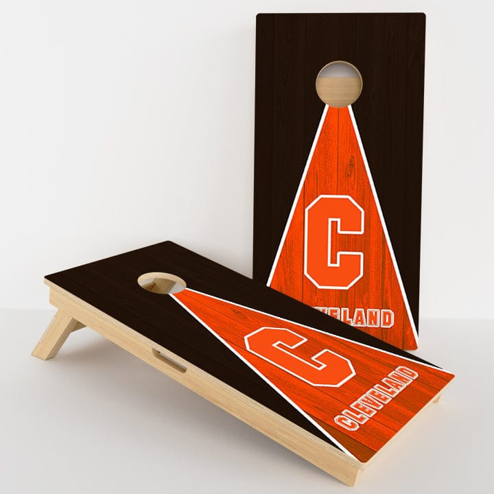 Boards Cleveland Football Professional Cornhole Boards
