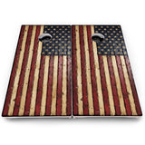 Distressed Flag Cornhole Boards – Pro Lite or Pro Elite