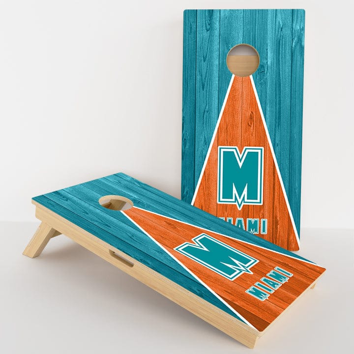 Boards Miami Football Professional Cornhole Boards
