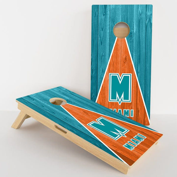 Boards Miami Football Professional Cornhole Boards