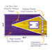 Minnesota Football Cornhole Boards Wraps (Set of 2)