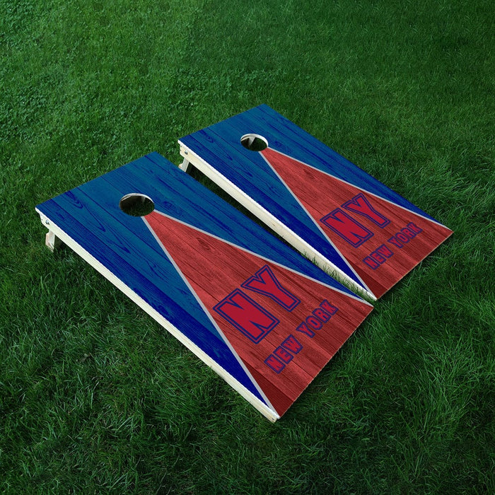 New York Football Cornhole Boards Wraps (Set of 2)