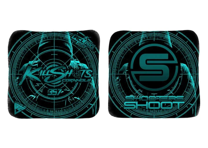 Bags Assassins Reticle / Yes (+$15) Killshots Cornhole | 357 Series | Limited Designs | 2025 ACL Pro Cornhole Bags