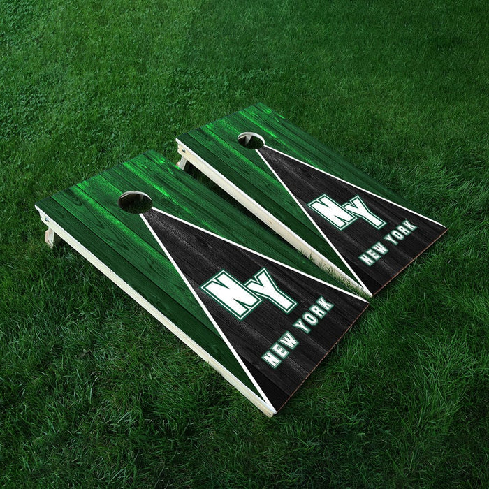 New York Football Cornhole Boards Wraps (Set of 2)