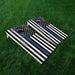 Rustic Blue Line Cornhole Boards Wraps (Set of 2)