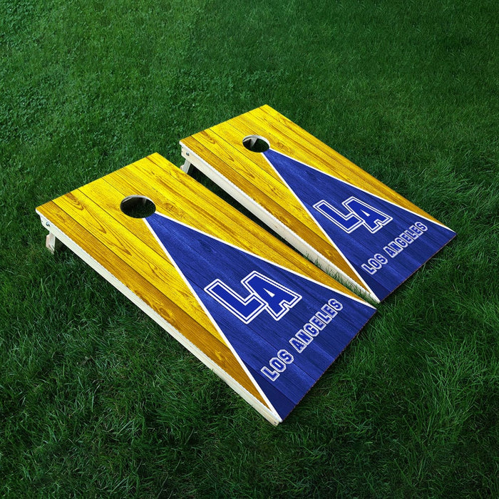 Los Angeles Football Cornhole Boards Wraps (Set of 2)